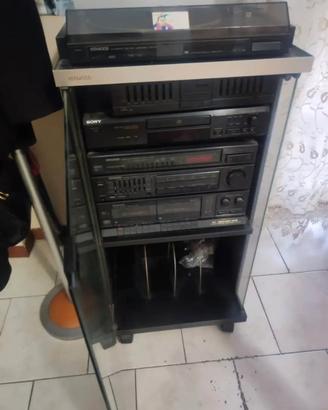 IMPIANTO HI-FI VINTAGE COMPLETO + GIRADISCHI