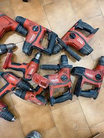Materiale Hilti X pezzi di ricambi da test