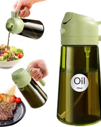 Spruzzino Olio e Aceto Vetro per Cucina 470 ML