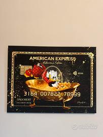 Quadro American Express Zio Paperone