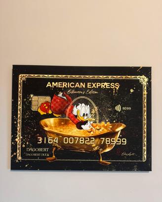 Quadro American Express Zio Paperone
