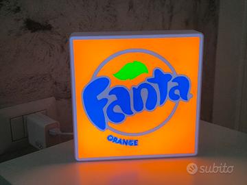 Lampada led logo Fanta