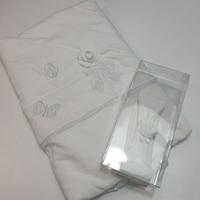 Copertina + fascia capelli cerimonia battesimo