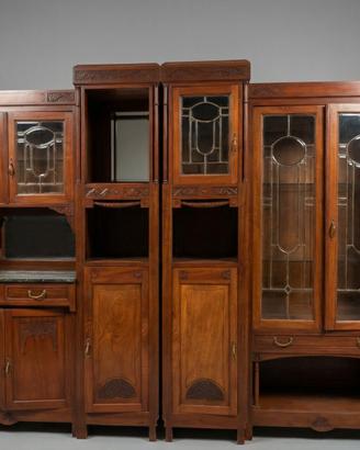 Armadio credenza vetrina Liberty | Rarissimi