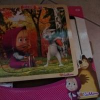 Puzzle MASHA E ORSO in LEGNO