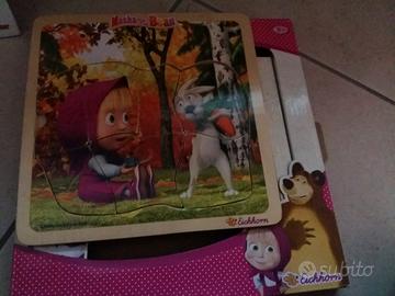 Puzzle MASHA E ORSO in LEGNO