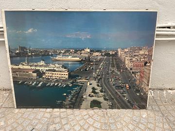 Poster fotografico vintage –Porto Cagliari anni 80