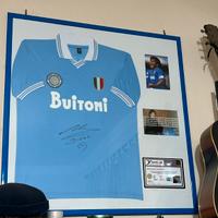 ⚽️🏆Maglia Autografata da Maradona (1984) + COA