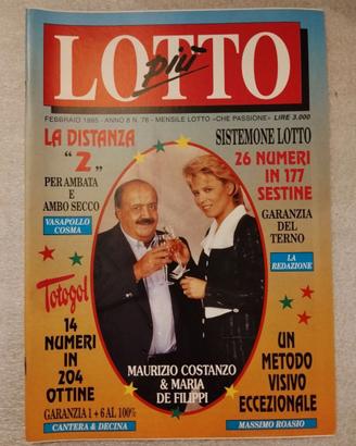 Rivista gioco del lotto "Lotto più"