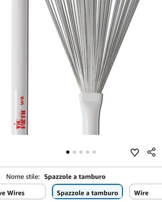 spazzole batteria jazz Vic 