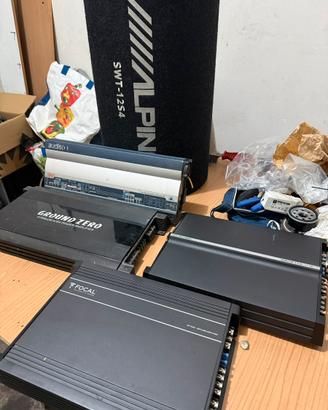 Amplificatore e subwoofer