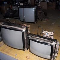 Tubi catodici videogames vintage.