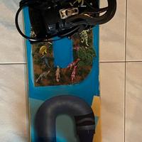 Tavola snowboard DC donna (145cm) + attacchi Lynz