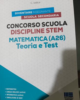 libro Concorso Scuola A026, A027