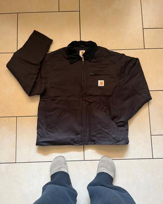 🟤Vintage Carhartt Denim Work Jacket Black L
