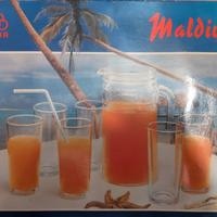 set caraffa + bicchieri nuovi