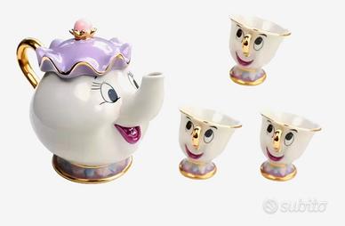 Teiera e 6 tazze Disney
