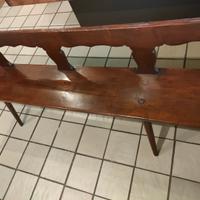 2 comode panche antiche in legno