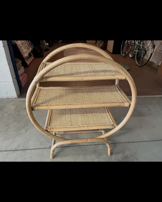 mobiletto scaffale rotondo