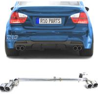KIT CONVERSIONE SCARICO BMW E90 E91 LOOK M DOPPIO 