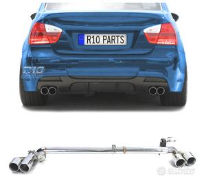 KIT CONVERSIONE SCARICO BMW E90 E91 LOOK M DOPPIO 