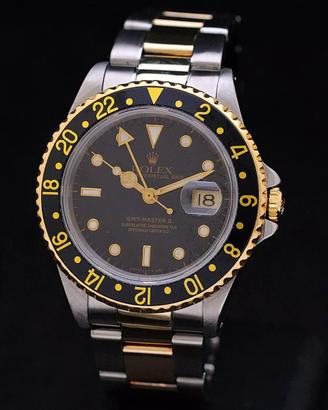 Rolex Gmt Master II ref 16713 steel gold serviced
