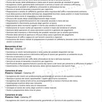 Banconista o addetto di sala