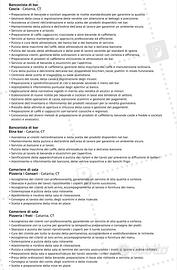 Banconista o addetto di sala