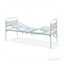 Letto Degenza Pieghevole regolabile a 2 Manovelle