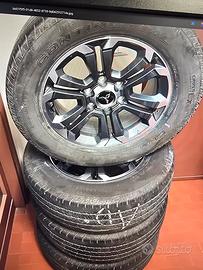 4 gomme +cerchi 265/60/R18 invernali Mitsubishi 