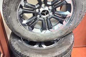 4 gomme +cerchi 265/60/R18 invernali Mitsubishi 