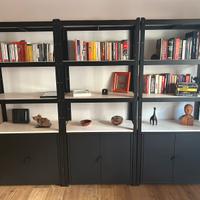 Libreria armadio scaffale Ikea industrial nera