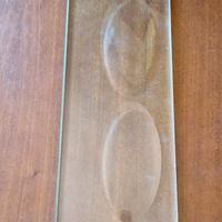 2 Mensole piccole in vetro