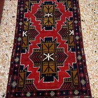 Tappeto Afgano scendiletto pura lana