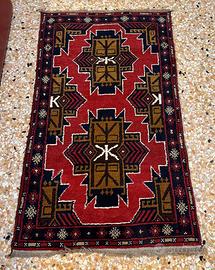 Tappeto Afgano scendiletto pura lana