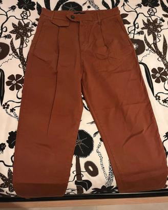 Pantalone marrone/ruggine Gianni Lupo taglia 42