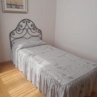 Letto singolo in ferro battuto
