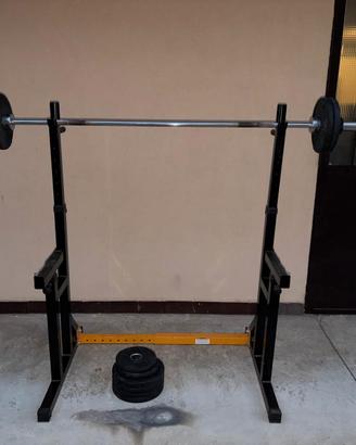 HALF RACK+BILANCIERE+PESIO