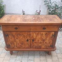 madia - comò impiallicciato radica