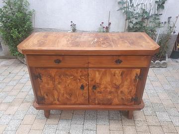 madia - comò impiallicciato radica