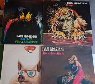 Ivan Graziani 4 ViniliLP 33 giri originali