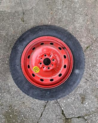 Ruota di scorta  135/80 R14 per FIAT Panda/Punto