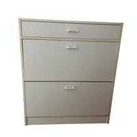 Scarpiera con cassetto e due ribalte