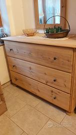 cassettiera di abete. 