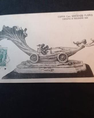 CARTOLINA  "COPPA  VINCENZO FLORIO" BOLOGNA  1908 
