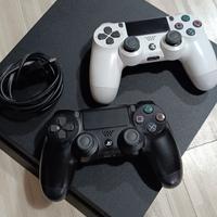 PlayStation 4 e 2 controller