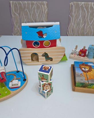 Giochi in Legno didattici - prima infanzia