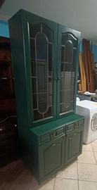 credenza 2 ante in legno massello