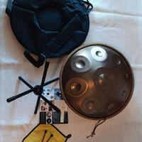 Hand Pan drum 9 note in re minore