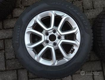 Set 4 cerchi in lega da 16" per  500x